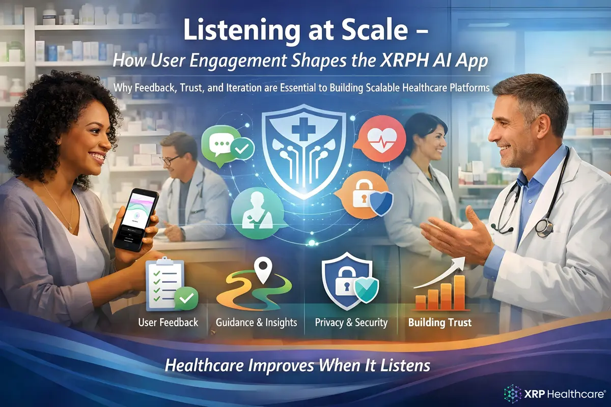 XRPH AI App user engagement and feedback shaping healthcare delivery