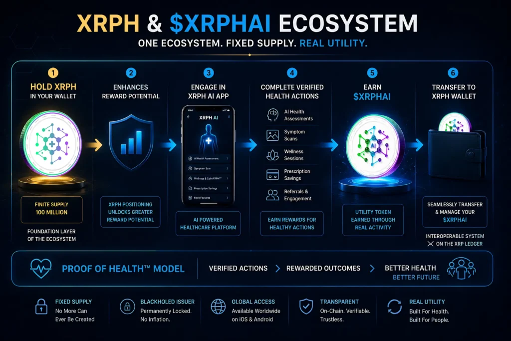 How XRPH enhances XRPHAI rewards through app activity